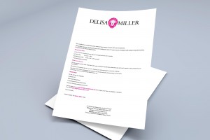 Creative Agency Manchester | Delisa Miller | Letterhead